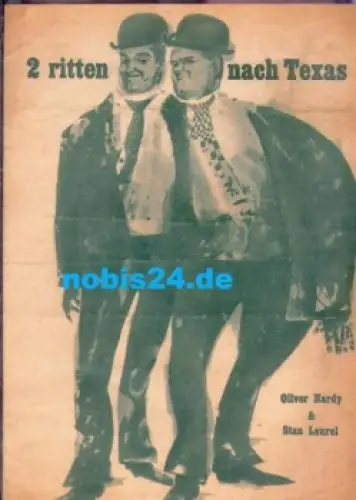 2 ritten nach Texas, Progress Film Vertrieb Stan Laurel, Oliver Hardy