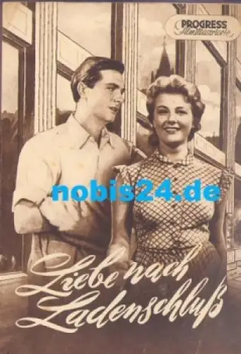 Liebe nach Ladenschluss - sowjetischer Film 7/57 Progress Filmillustrierte