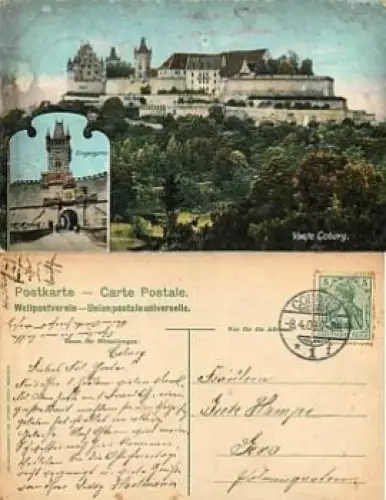 Coburg Veste o 8.4.1909