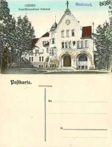 Coburg Ernst-Alexandrinen Volksbad  *ca. 1910