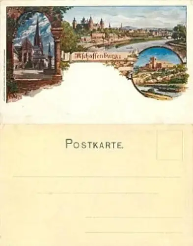 Aschaffenburg Litho *ca.1900