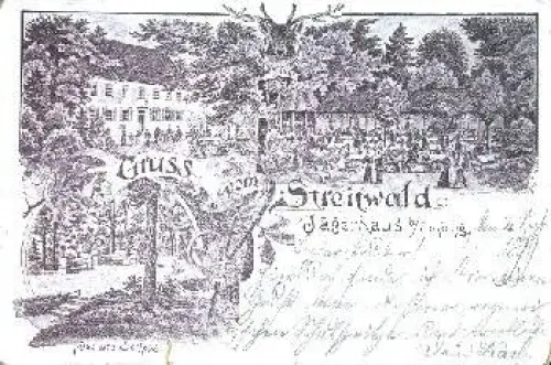 04654 Frohburg Jägerhaus Litho o 4.9.1899