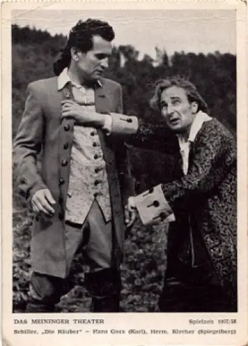 98617 Meininigen Theater, Friedrich Schiller, Die Räuber * 1957