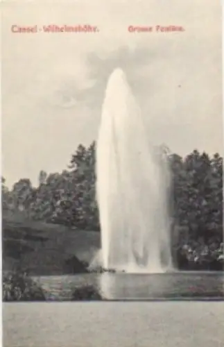 Kassel-Wilhelmshöhe Grosse Fontäne, * ca. 1910