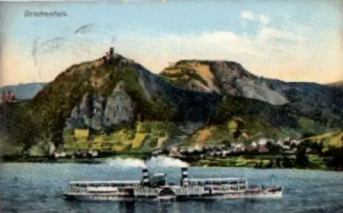 53639 Drachenfels Rheindampfer o 22.7.1908