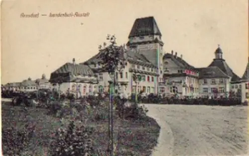01477 Arnsdorf Landesheilanstalt Irrenanstalt *ca. 1910