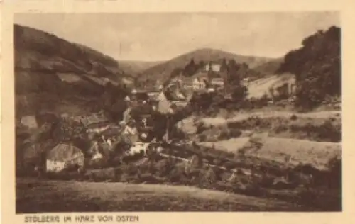 06547 Stolberg Harz vom Osten gebr. ca. 1910
