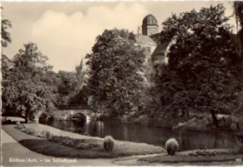 06366 Köthen Anhalt Schloßpark * ca. 1960