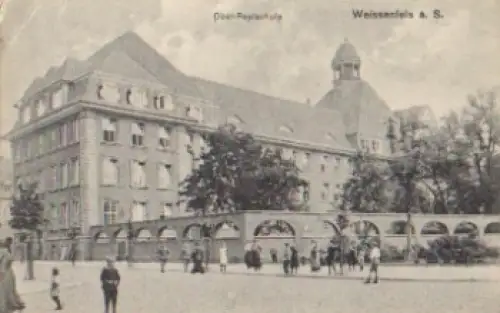 06667 Weißenfels Ober-Realschule * ca. 1920