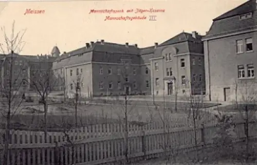 01662 Meissen Mannschaftspark der Jäger-Kaserne *ca. 1910