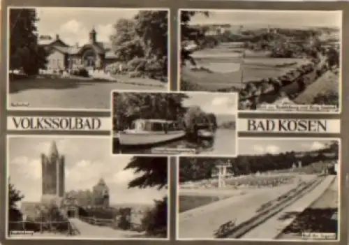 06628 Bad Kösen mit Bahnhof o 28.4.1965