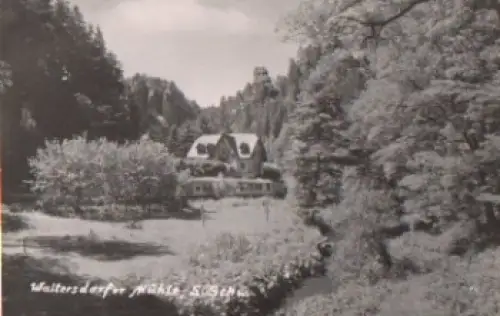 01814 Waltersdorf, Waltersdorfer Mühle o 1.7.1963