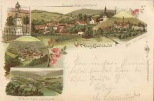 01816 Bad Gottleuba Farblitho o 29.05.1898