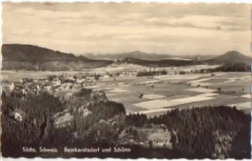 01814 Reinhardtsdorf und Schöna Sächsische Schweiz o .1964