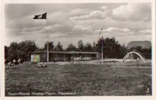 01824 Gohrisch Sächsische Schweiz Schwimmbad *ca. 1935
