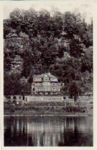 01829 Stadt Wehlen Pension "Strandblick" *ca. 1940