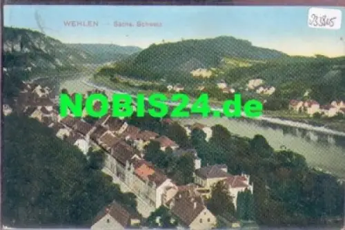 01829 Stadt Wehlen o ca. 1916