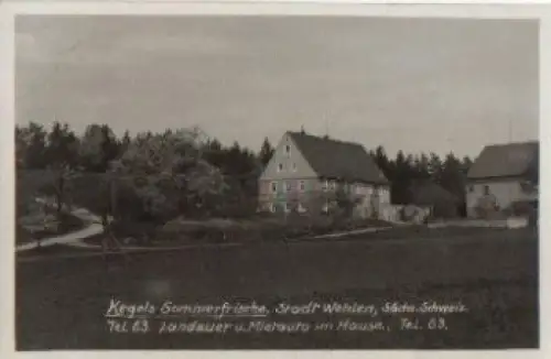 01829 Stadt Wehlen Kegels Sommerfrische  o 3.5.1936