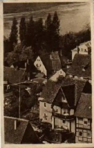 01829 Stadt Wehlen Marktplatz mit Kirche o 17.8.1936