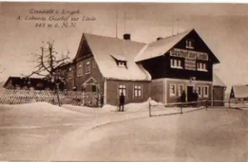01773 Zinnwald, Gasthof zur Linde * um 1930
