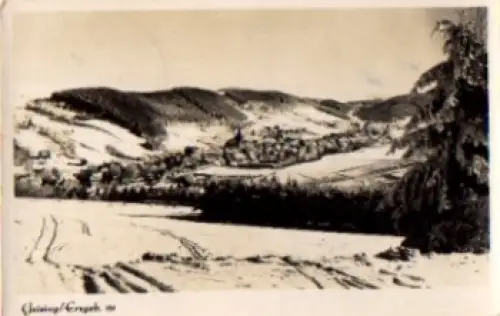 01778 Geising Erzgebirge Winter o 1961