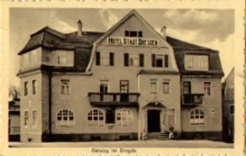 01778 Geising Erzgebirge Hotel Stadt Dresden * um 1920