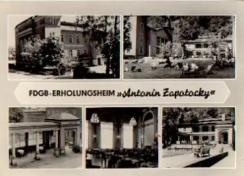 01814 Bad Schandau, FDGB-Erholungsheim Antonin Zapotocky o 7.6.1966