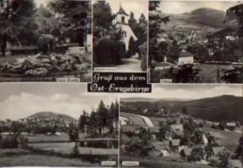 01776 Geising Erzgebirge Mehrbildkarte * um 1970