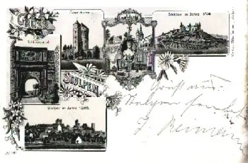 01833 Stolpen Litho, o 1.11.1900