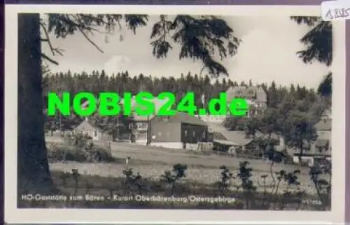 01776 Oberbärenburg HO-Gaststätte zum Bären o 23.7.1956