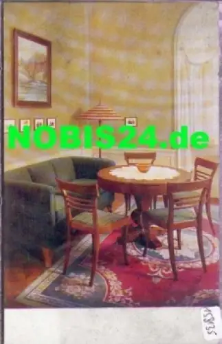 01773 Bärenfels Altenberg Kaiserhof Damenzimmer Innenraum *ca. 1950