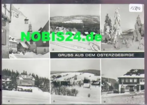 01778 Geising mit Bahnhof Altenberg o 9.3.1978