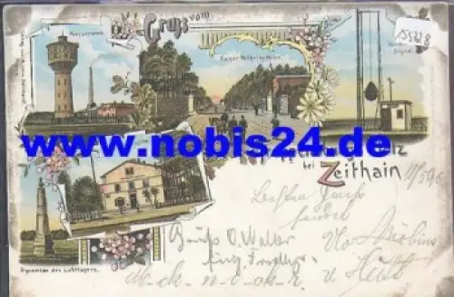 01619 Zeithain Truppenübungsplatz, Farblitho, 20.5.1899