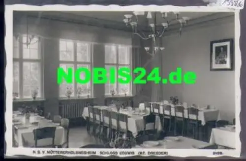 01640 Coswig Sachsen Schloss Müttererholungsheim Innenraum *ca. 1950