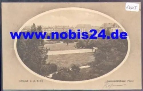 01594 Riesa Kaiser-Wilhelm-Platz o 26.6.1925