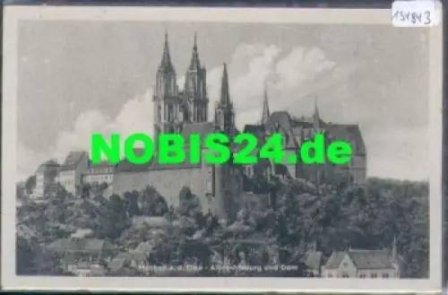 01662 Meißen Albrechtsburg und Dom o 8.10.1954