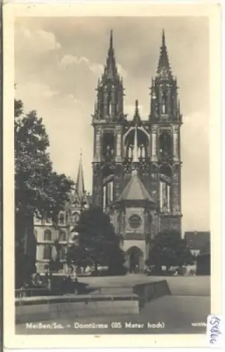 01665 Meißen Domtürme o ca. 1957