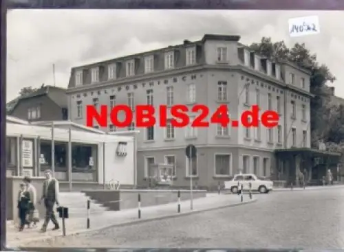 07381 Pößneck HO-Hotel Posthirsch o 5.7.1977