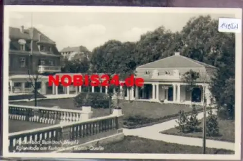 08648 Bad Brambach Kolonnade am Kurhaus mit Wettin-Quelle *ca. 1955