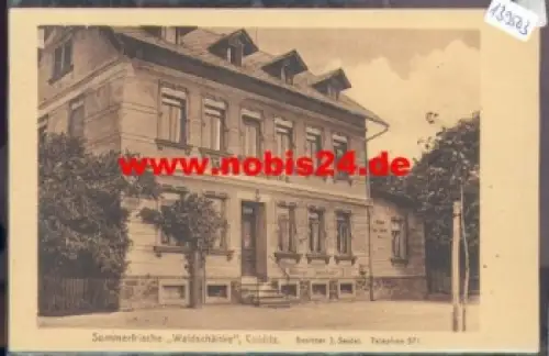 04680 Colditz Sommerfrische Waldschänke gebr. 1921