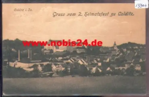 04680 Colditz Gruss vom 2. Heimatfest o 4.7.1926