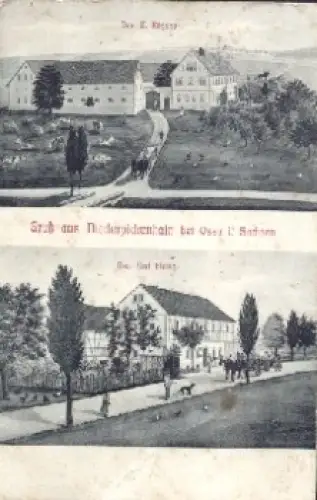 04643 Niederpickenhain Geithain Litho o 24.3.1914