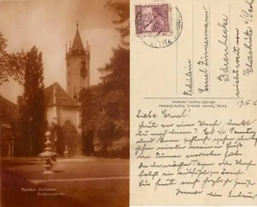 Teplitz-Schönau Schlosskirche o 19.9.1926