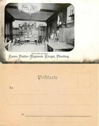 Flensburg Füsilier Regiment Königin Berswordt Zimmer  *ca.1900