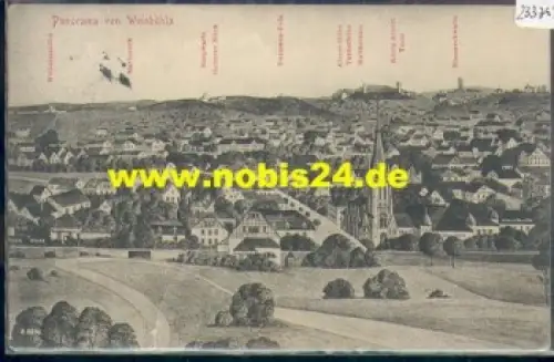 01689 Weinböhla, Panorama Litho o 27.5.1911