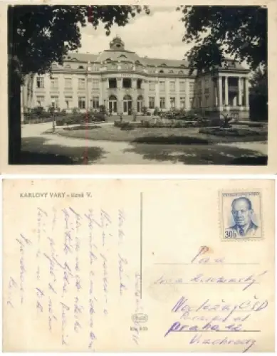Karlovy Vary (Karlsbad) Lazne V gebr. 6.8.1958