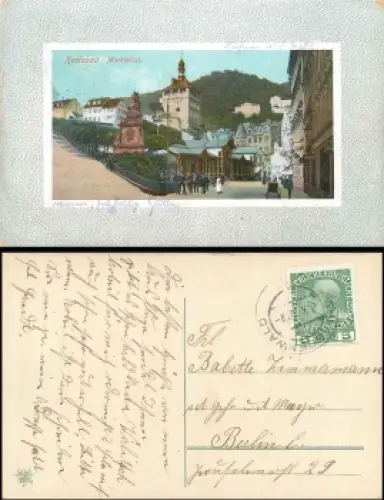 Karlsbad Marktplatz o 6.10.1912