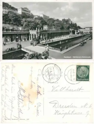 Karlsbad Mühlbrunnkolonnade o 5.8.1941