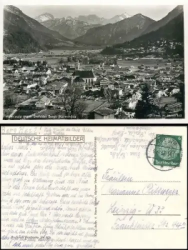 82481 Mittenwald Seefelder Berge Deutsche Heimatbilder 603 o 9.6.1937