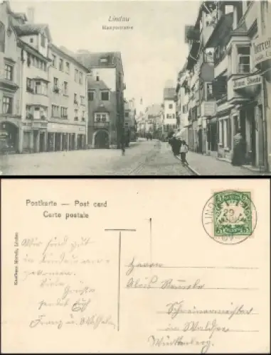 88131 Lindau Bodensee Hauptstrasse o 29.6.1907